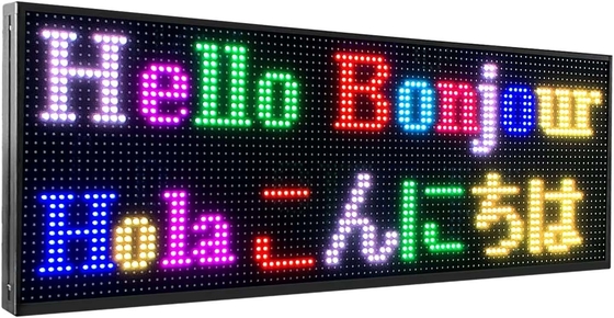 Openlucht Digitale LEIDENE Programmeerbare Tekensp10 RGB Volledige Kleur voor Tekstbeeld