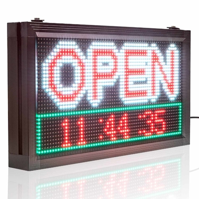 5000cd/m2 programmeerbare het Scrollen LEIDENE Tekens P10 OPEN voor Winkelreclame