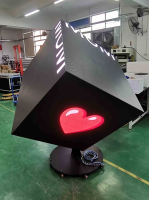 Gepersonaliseerd 640x640 Led Cube Screen 6 zijden tonen