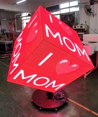 Gepersonaliseerd 640x640 Led Cube Screen 6 zijden tonen