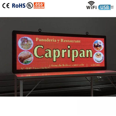 De Tekens van de het Venstervertoning van het reclamebericht leiden schepen Volledig Kleuren110v 220V Voltage in