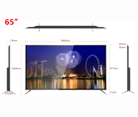 TV 65 Duimlcd Slimme TV Android 8,0 van 400 Neten Vloeibare Crystal Display