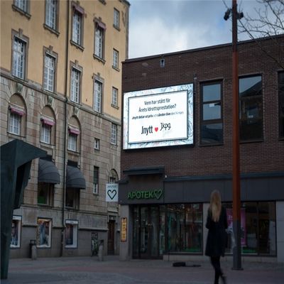 1024x1024mm Geleide Videovertoningsraad P8/P10 Vaste Installatie voor openlucht