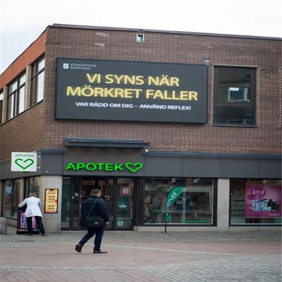 1024x1024mm Geleide Videovertoningsraad P8/P10 Vaste Installatie voor openlucht