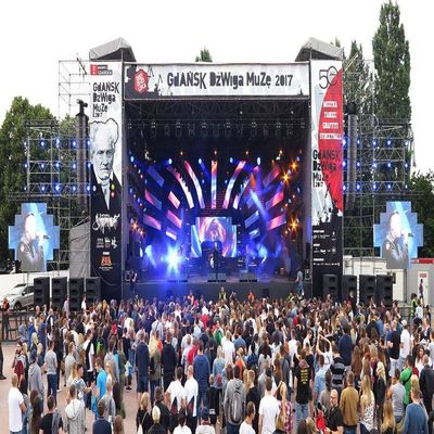 3840Hz het openluchthuur LEIDENE Scherm voor Studiotv toont Stadiumachtergrond