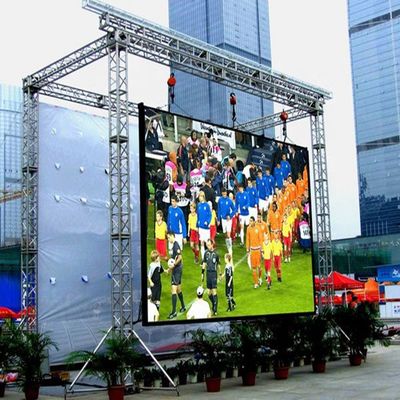 10ftx12ft Openlucht Videodie het Schermhuur gemakkelijk voor Stadium wordt geïnstalleerd