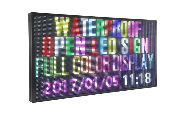 Programmeerbare RGB Openlucht Digitale LEIDENE van WiFi P10 Tekens met Aluminiumgeval