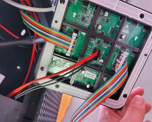 P10 RGB SMD3535-LEIDENE Digitale Aanplakborden met Aluminiumkabinet