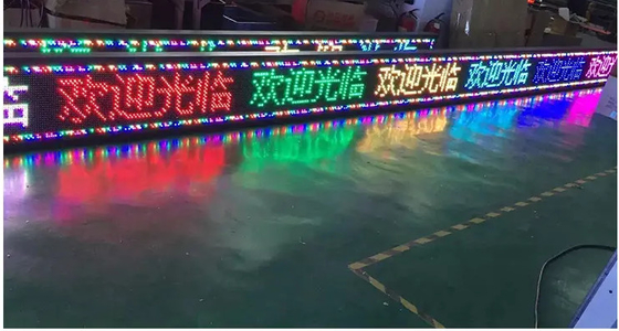 110V LEIDEN Programmeerbare het Scrollen Teken Openlucht LEIDENE Signage 10000dots/m2 PSE