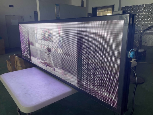 Van de video Programmeerbare LEIDENE het Vensterinstallatie 600w Tekenraad P10