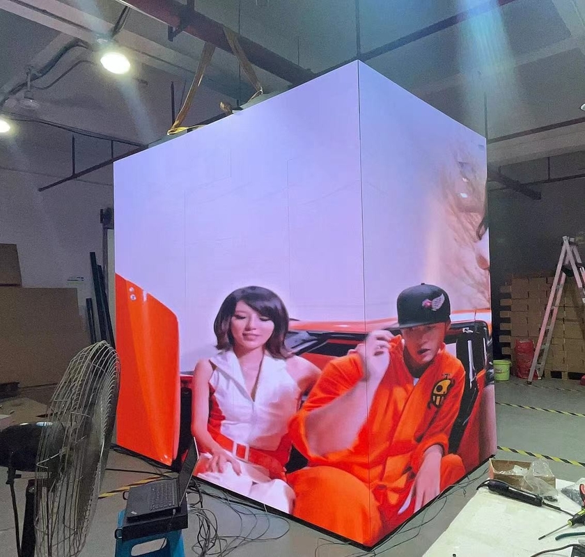 640x480 het Kabinet Binnenp2.5rgb 4 van het matrijzenafgietsel Kanten Grote LEIDENE het Scherm 3840hz Reclame