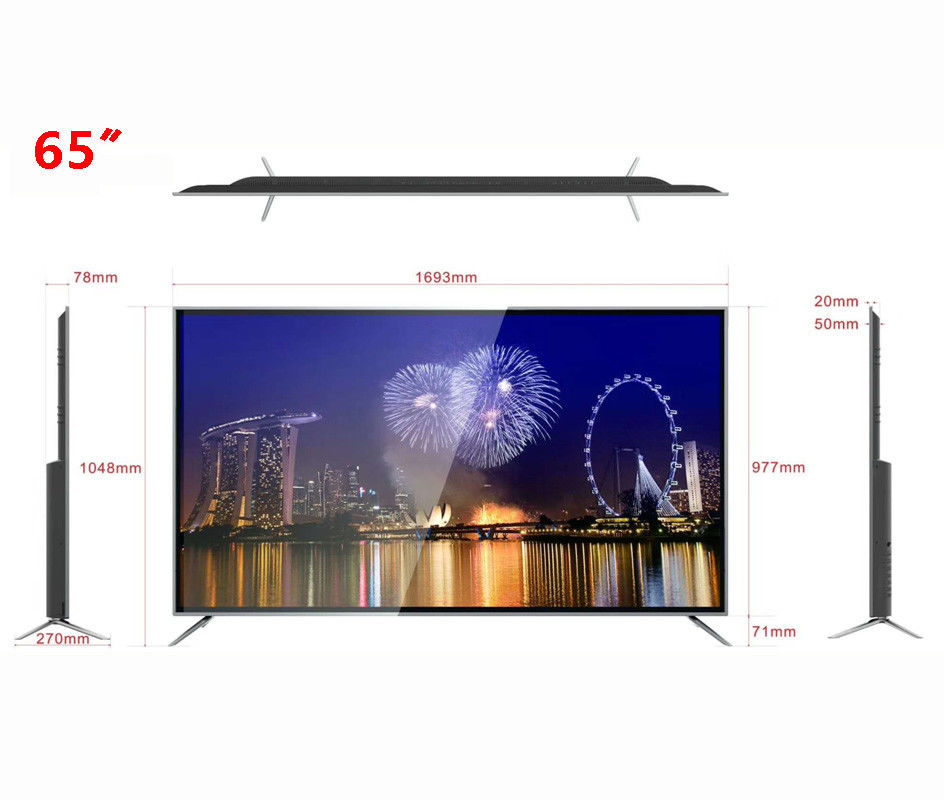 TV 65 Duimlcd Slimme TV Android 8,0 van 400 Neten Vloeibare Crystal Display