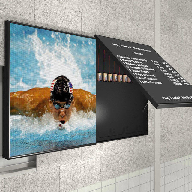 Openlucht Lichtgewichtkabinetsp6mm Front Service LEIDENE het Scherm RGB Kleur