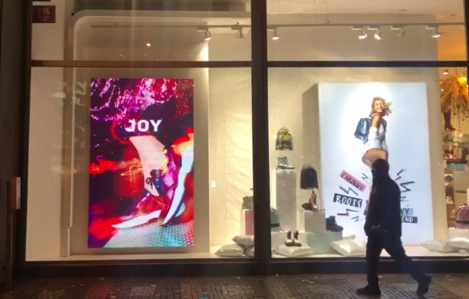 LEIDENE van het het Glasvenster van PSE P3RGB Vertoning voor Restaurant en Merkwinkels